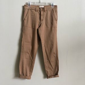 Anthropologie Camel/Tan size 26 chino pants